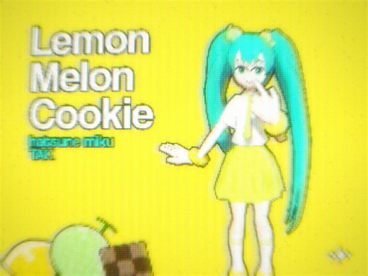@kaijirou | Lemon Melon Cookie / Hatsune miku, @tak_drdr Made this model a few months ago and wanted to do a full animation with it but, that never... | Instagram