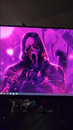 My Favorite Ghostface Wallpaper 😍 #scream #deadbydaylight #ghostface #pcsetup #wallpaper #pink