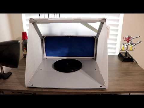 Master Airbrush LED Spray booth review.