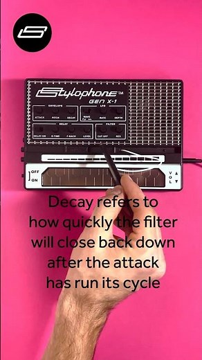 Learn how to use Attack and Decay on the Stylophone Gen X-1