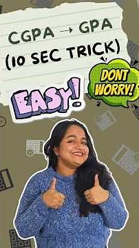 How to convert 10 Point CGPA to 4.0 GPA| CGPA to GPA Converter| CGPA to GPA Calculation #cgpa #gpa