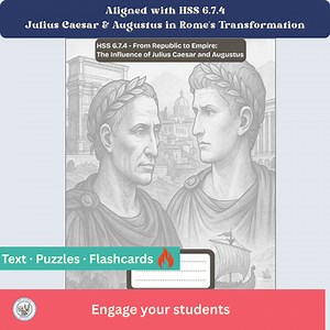 HSS 6.7.4 Puzzle Pack — From Republic to Empire: Caesar, Augustus & Rome