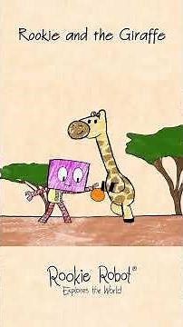 Rookie's basketball challenge | Rookie Robot #shorts #robotcartoons #kidscartoons #giraffe