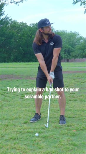 Explaining Bad Golf Shots During Scramble
