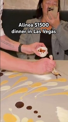 Most expensive dinner in Las Vegas right now! Alinea pop up at the Bellagio