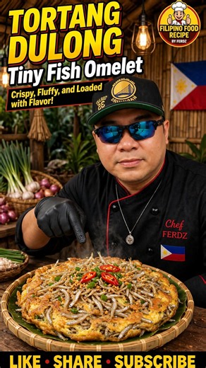 TORTANG DULONG | Tiny Fish Turned Into an Amazing Omelet | Filipino Recipe by Chef Ferdz