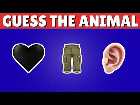Guess the Animal by Emoji 🐾🤔 | Emoji Quiz Challenge 2026 🔥