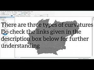 How to create Curvature map 🤔 || in Arcmap