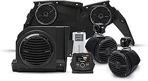 Rockford Fosgate X3-Stage4 400 watt Stereo, Front Speaker, subwoofer, & Rear Speaker kit for Select Maverick X3 Models
