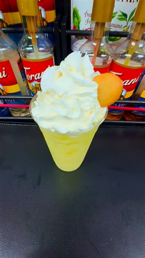 The Sip Squad on Instagram: "Mountain Dew + banana syrup + vanilla + sweet cream + whipped cream = a fizzy, creamy, banana-pudding-in-a-cup situation you didn’t know you needed. It’s sweet and refreshing and it somehow just works. Don’t knock it till you try it… and yes, I’m ready for the comments 😌🥤 Would you try this one? 👇"