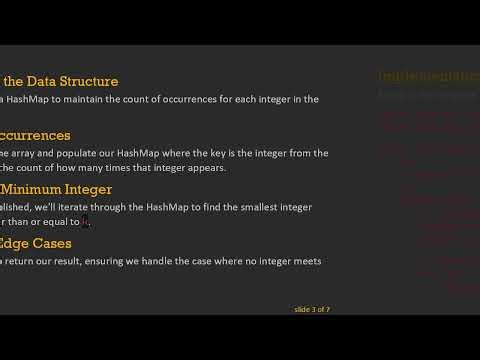 Finding the Smallest Integer that Appears at Least k Times