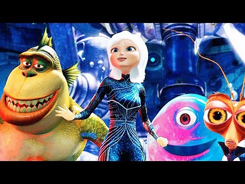 MONSTERS VS ALIENS CLIP COMPILATION #2 (2009) Sci-Fi