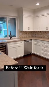 2.4K views · 28 reactions | Kitchen reveal!! Love the changes we made! #kitchen #kitchenremodel #kitchendesign #farmhousekitchen #farmhousedecor #kitchenrenovation | Home styling | Facebook