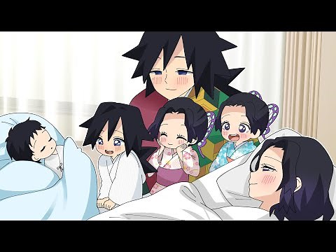 [Demon Slayer] Shinobu's fourth child is born, and everything from labor pains to childbirth. Dad...