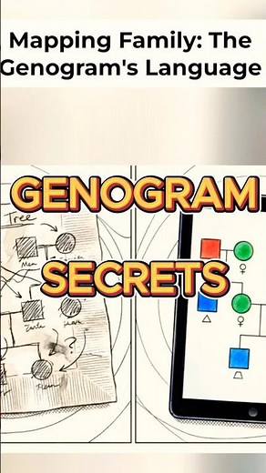 Genogram Symbols Explained: Mapping Family Trauma #Shorts