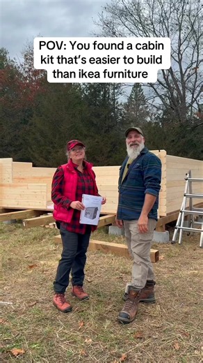 Bunkie Life | It's this easy to build a bunkie! #logcabin #guesthouse #fyp #extraspace #sheshed #viral #build #bunkie | Instagram
