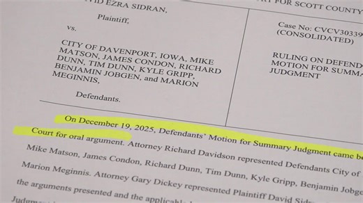 Trial to proceed in Davenport open records lawsuit