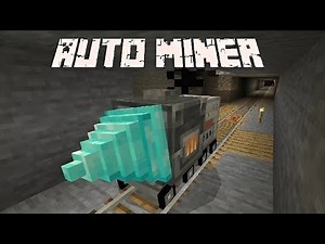⚒️ New Miner Machine in Minecraft! 😱 | Automatic Mining Machine Tutorial (MCPE/Bedrock)