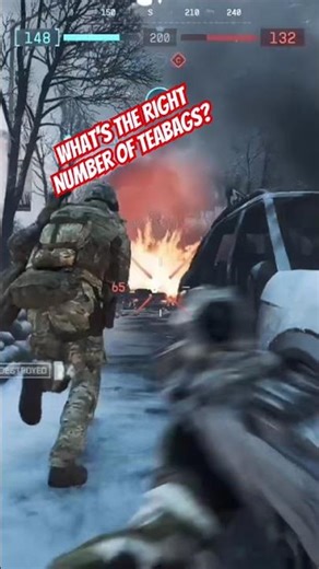 Is it the number of tea bags or the time limit of teabagging your opponent 🤔? #battlefield6 #fyp