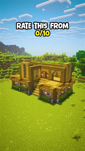 Minecraft Wood House #minecraft