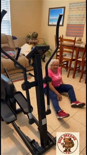 Abuela Elliptical Accident #comedia #granny #puertorico #boricua #funny #accident #rider #humor #fun