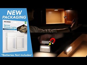 Get Instant Drawer/Cabinet Lighting with these Wireless Sensors