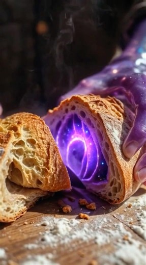 What If Bread Came From Space? Cosmic Bakery - Epi 04 #aivideo #asmr #foodart #oddlysatisfying