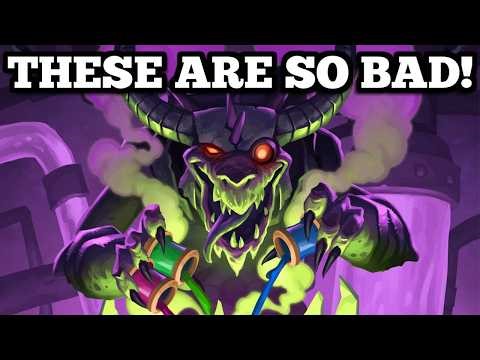 The TEN WORST CARDS from Cataclysm so far! One class DOMINATES this list!
