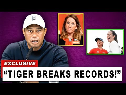 Caitlin Clark STUNS The Golf World — Outshines Nelly Korda & Tiger Woods in Viral Moment! ⛳🔥