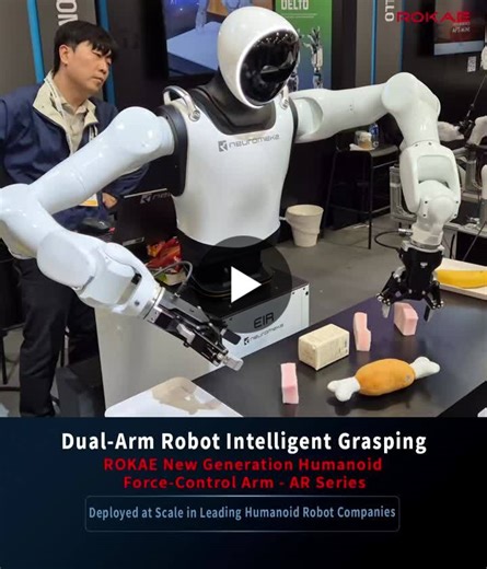 #poweredbyrokae #humanoidrobotics #forcecontrol #embodiedintelligence #dualarmrobot #robotarms #automation #robotics | ROKAE Robotics