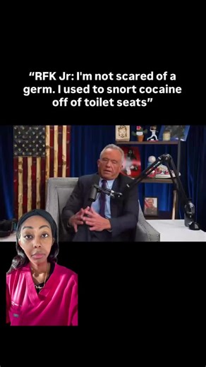 The person leading the U.S. Department of Health and Human Services … the agency responsible for protecting public health … has publicly said he’s “not afraid of germs” because he used to snort cocaine off toilet seats. Let that sink in. This is the same department that oversees: • The FDA — which regulates abortion pills, birth control, vaccines, IVF meds, and drug safety • The CDC — which sets guidance on pregnancy, STIs, maternal mortality, ab0rti0n data, and infectious disease • CMS — which 