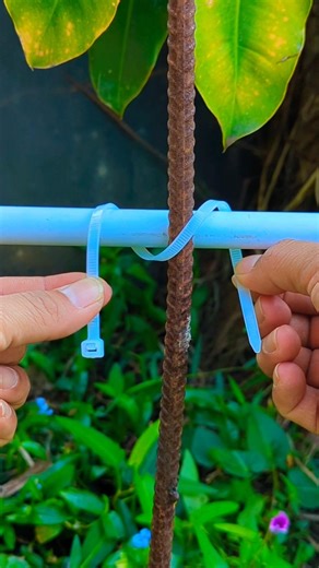 Square Lashing Technical/ Zip Tie DIY. #diy #knot