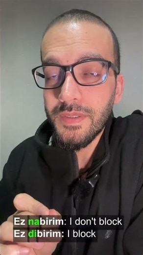 How to Say “I Block” in Kurdish (Kurmanji)