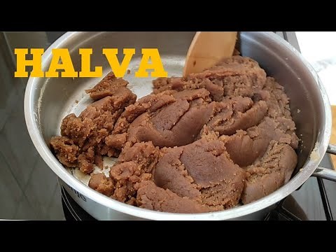 kako se pravi halva (alva)