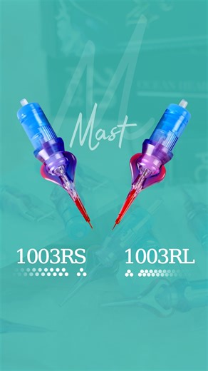 Mast Permanent Makeup Official on Instagram: "Both use 3 needles, but the structure makes the difference.🪡💭 Take a closer look with 𝑶𝒄𝒆𝒂𝒏 𝑯𝒆𝒂𝒓𝒕.👉 The 1003RL features a tighter needle grouping for more concentrated contact, while the 1003RS has a more open configuration for softer distribution. 📑 Understanding needle grouping helps you control line sharpness, ink flow, and overall working feel — without changing your technique.🪄 #mastpmu #pmuneedle #pmumakepermanentemakeup #masttat