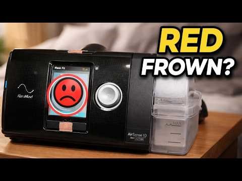 ResMed AirSense 10 Red Frowny Face Meaning | Fix CPAP Mask Leaks