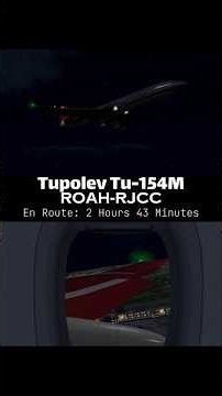 Real Flight Simulator | Tu-154M | Takeoff & Landing | 🇯🇵Naha - New Chitose🇯🇵