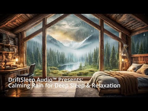 8 Hours of Calming Rain Sounds for Deep Sleep, Relaxation, and Stress Relief | DriftSleep Audio™