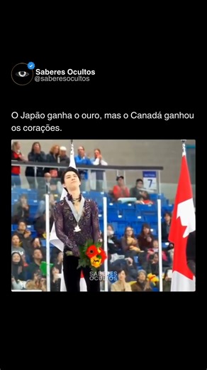 Saberes Ocultos | Nos siga (@saberesocultos) para ver mais curiosidades ocultas! Durante o Autumn Classic International de 2019, um gesto simples chamou... | Instagram