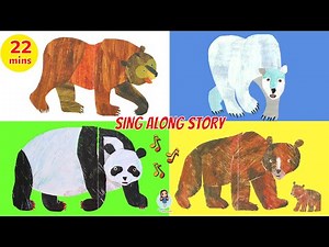 Brown Bear, Brown Bear What Do You See Sing Along Song |Eric Carle Animated Stories Read Aloud Books
