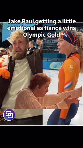 Bills Nation on Instagram: "On February 9, 2026, Jake Paul was seen crying with joy in the stands at the Milano Speed Skating Stadium as his fiancée, Jutta Leerdam, won her first Olympic gold medal. Competing for the Netherlands at the 2026 Winter Olympics in Milan, Leerdam won the women’s 1,000-meter speed skating event. The Historic Victory Olympic Record: Leerdam set a new Olympic record with a time of 1:12.31, surpassing the previous record set just minutes earlier by her teammate Femke Kok.