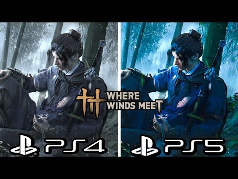 Where Winds Meet PS4 vs PS5 Graphics Comparison