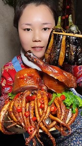 Let's Eat Fried Squid And Duck Meat! | Let's Eat Show