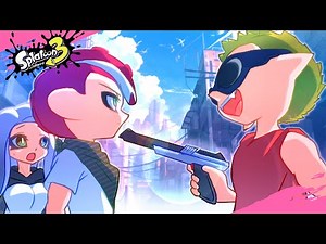 [Splatoon comic] Protecting the girl [Please switch on Eng sub]