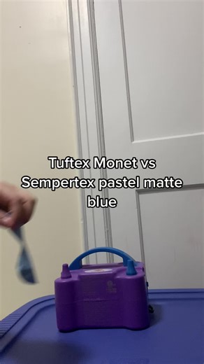 Tuftex Money vs Sempertex Pastel Matte Blue Balloons Comparison