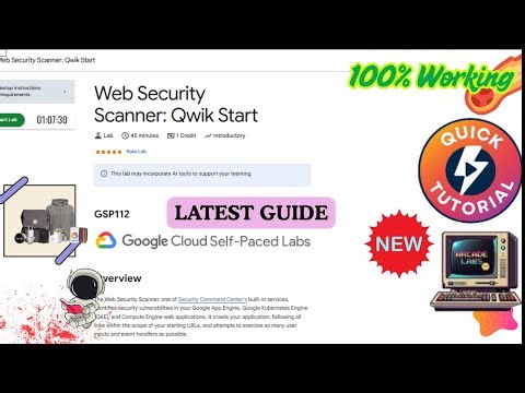 Web Security Scanner: Qwik Start | NEW | #GSP112 #qwiklabs #arcade