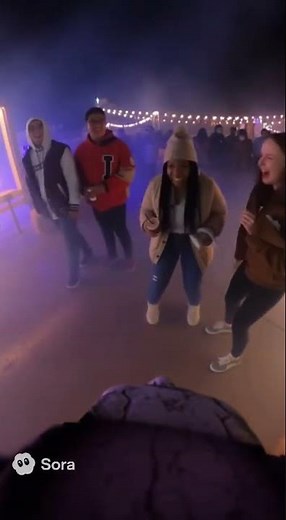 Body Cam Captures Fog Machine Scare Prank at Halloween Fair 😱🎃