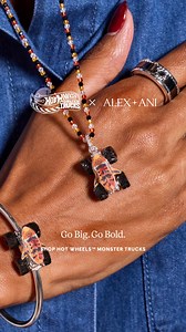 Meet the Hot Wheels™ Monster Trucks Collection 💥 Mini trucks that move, spin, and crush - packed with bold color and big attitude. Shop the limited drop now! | ALEX AND ANI