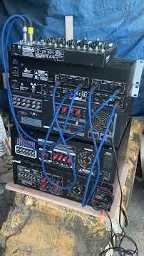 amplifier crossover and equaliser connection wiring
