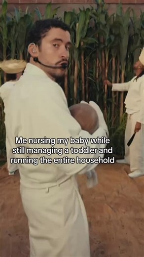 Christine Boyd on Instagram: "Feeding the second baby is a way different experience. He eats while I’m cooking, getting a toddler dressed, and taking the dogs out. #ebf #momtok #breastfeeding #momlife #babiesoftiktok"